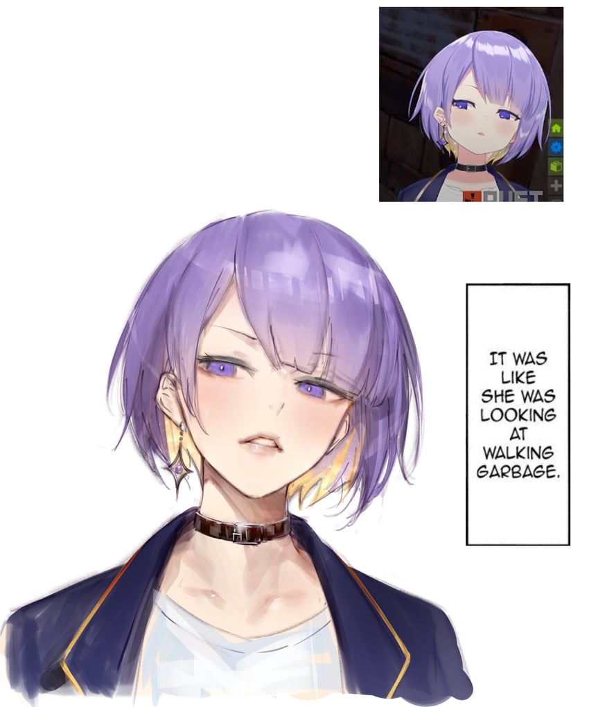 moona hoshinova (hololive and 1 more) drawn by hyde_(tabakko)