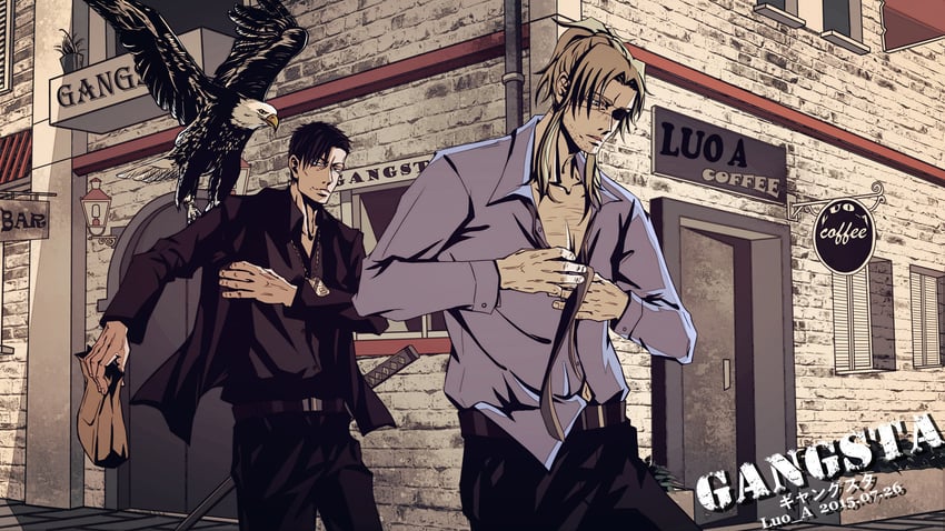 nicolas brown and worick arcangelo (gangsta) drawn by 857521523