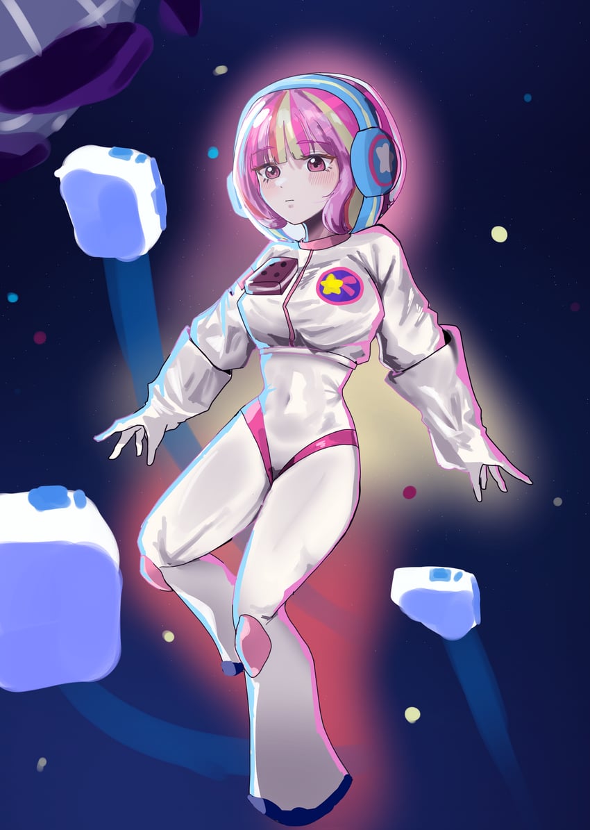 astronaut cookie (cookie run and 1 more) drawn by gutan_(gugangtan)