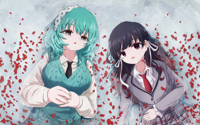 baio rin and nemui nemu (kimi no koto ga dai dai dai dai daisuki na 100-nin no kanojo) drawn by kusanochika