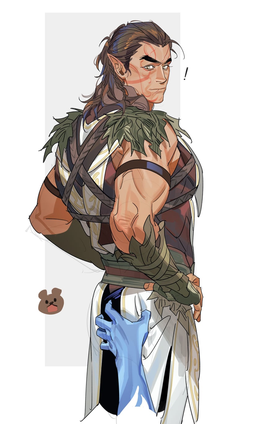 halsin (dungeons & dragons and 2 more) drawn by greensalad350