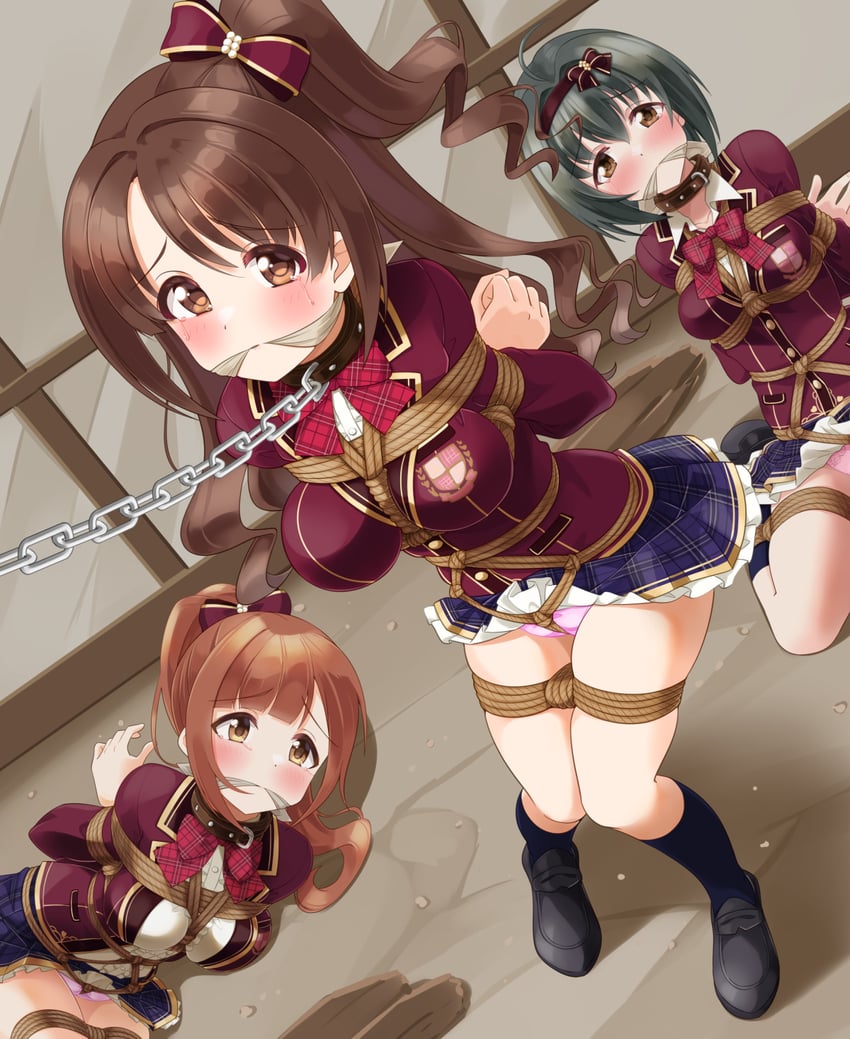 shimamura uzuki, kohinata miho, and igarashi kyoko (idolmaster and 2 more) drawn by mukanata