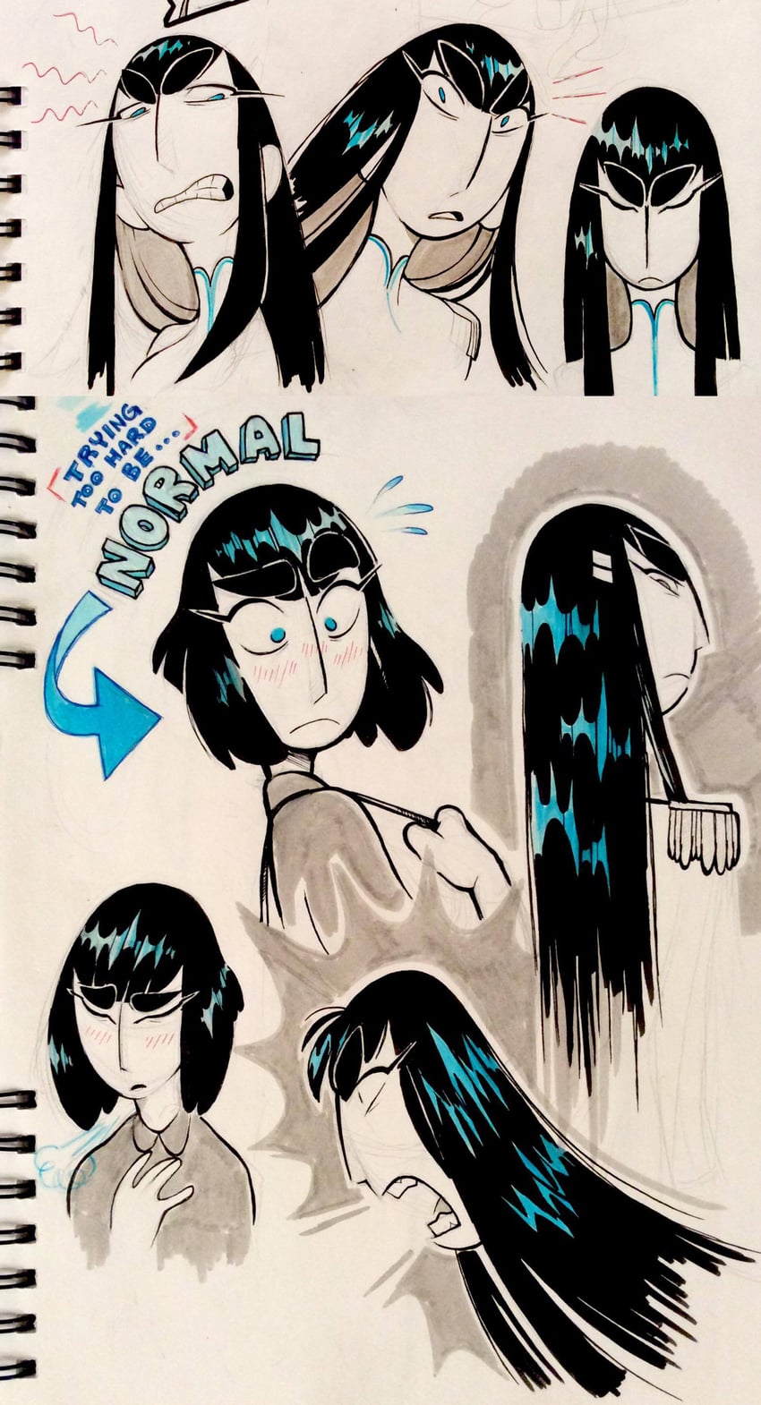 kiryuuin satsuki and junketsu (kill la kill) drawn by graystripe64