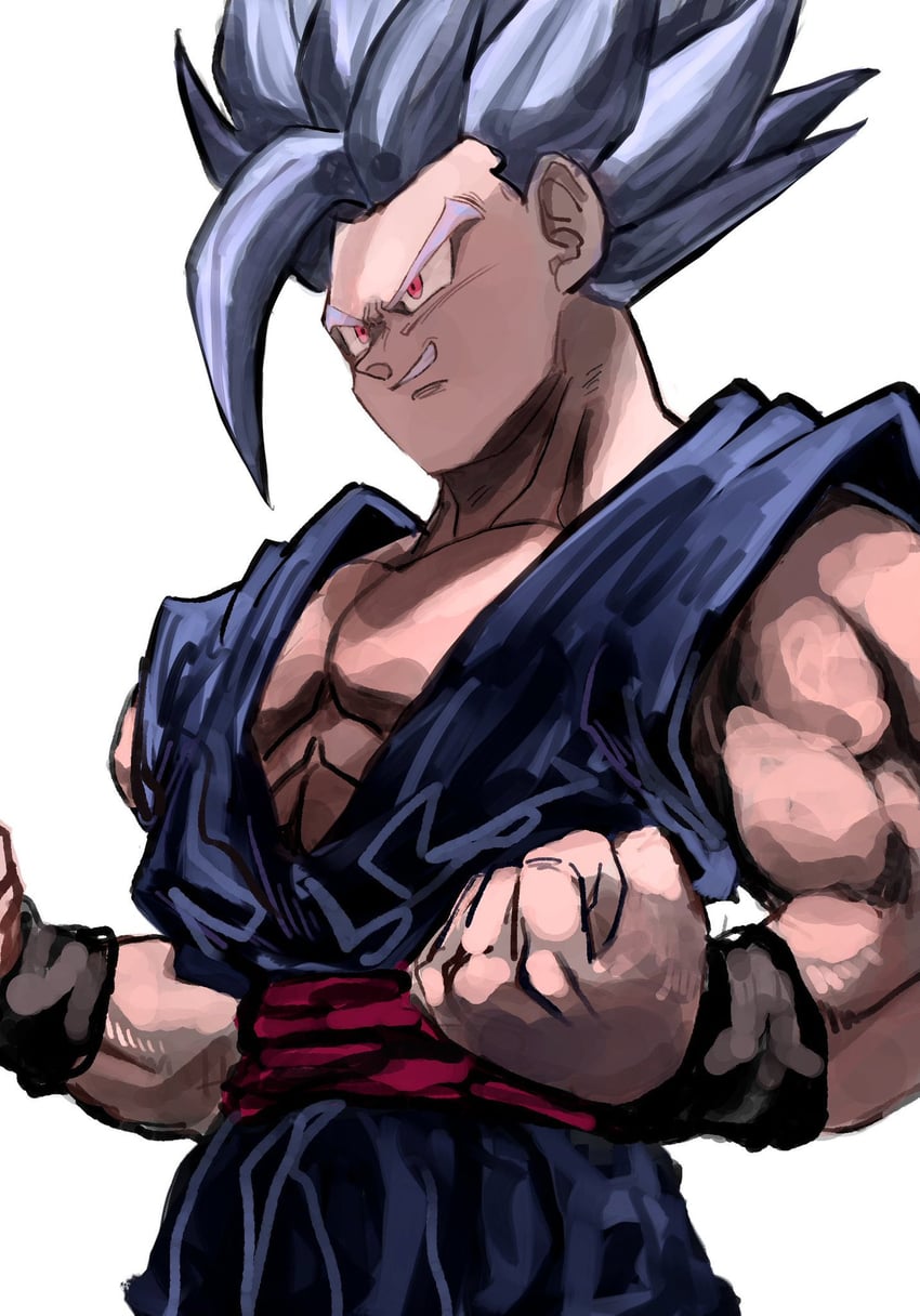 son gohan and gohan beast (dragon ball and 2 more) drawn by 9302w_(user_wjpg8475)