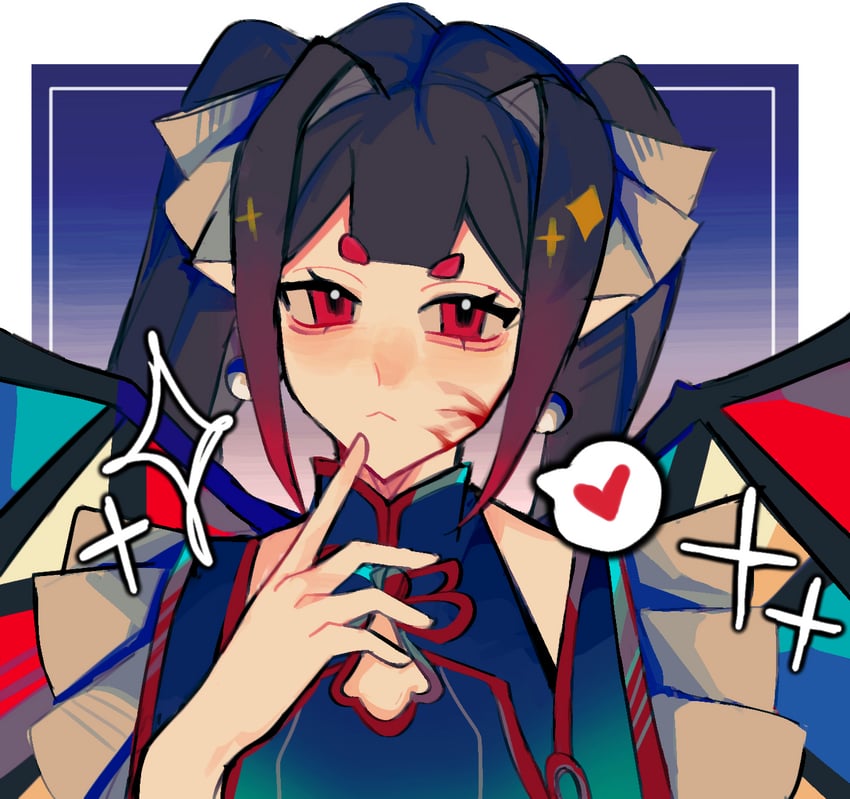 kyuuketsu hime (onmyoji and 1 more) drawn by mao_mao_lai_lou