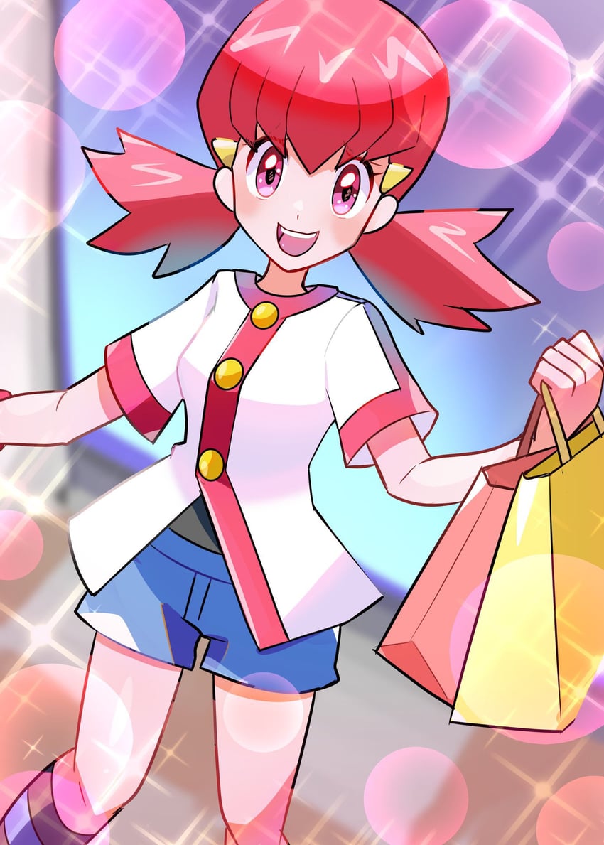 whitney (pokemon and 1 more) drawn by monaka_mom