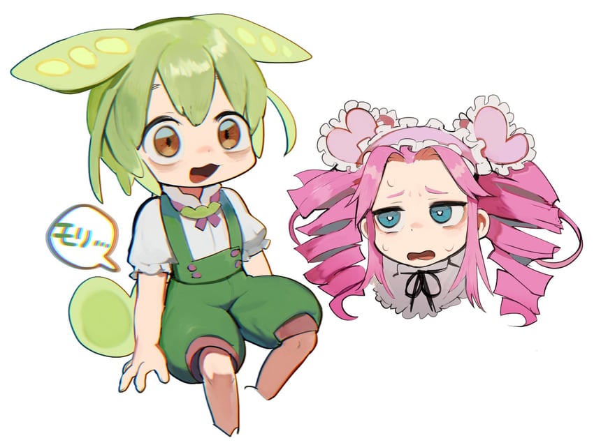 zundamon and shikoku metan (utau and 1 more) drawn by raichiyo