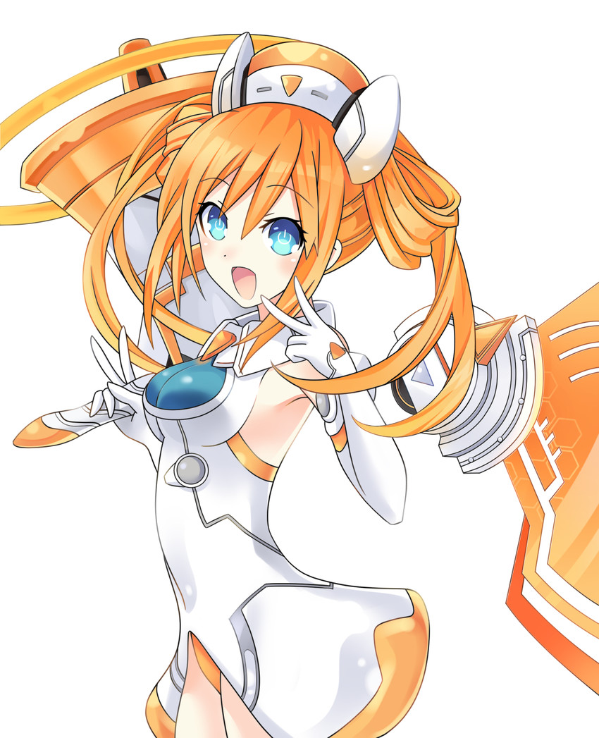 orange heart (neptune and 1 more) drawn by zero_(ray_0805)