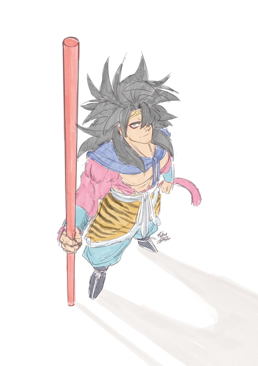 son goku and sun wukong (dragon ball and 2 more) drawn by rykun_dsz