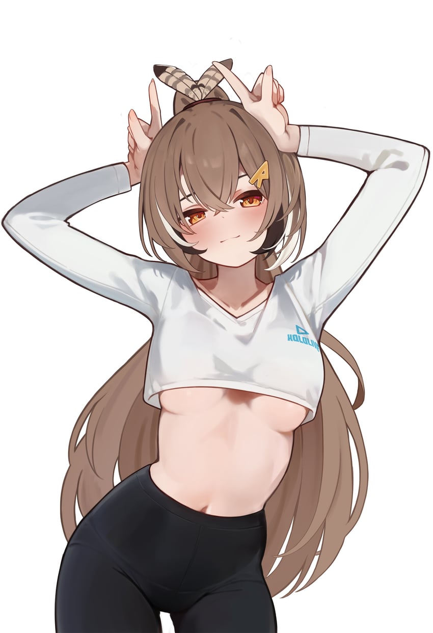 nanashi mumei (hololive and 1 more) drawn by pencamp