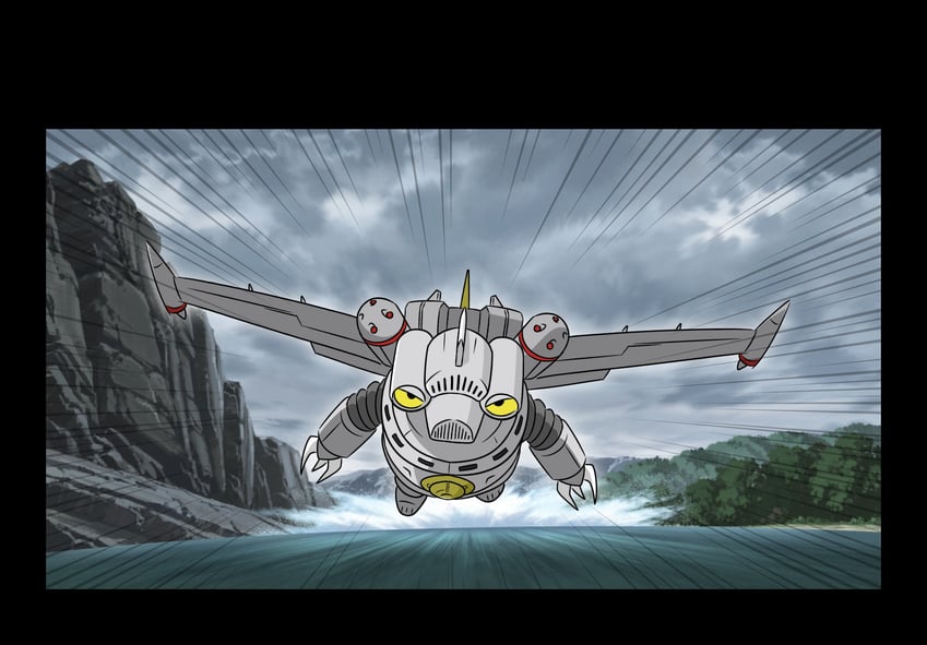 z'gok and sevenger (gundam and 4 more) drawn by aiueo8371