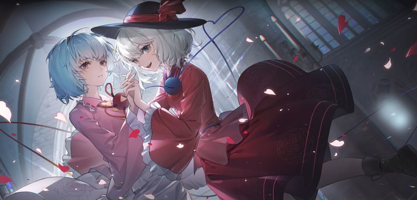 komeiji koishi and komeiji satori (touhou and 1 more)