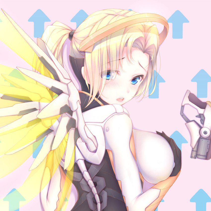 mercy (overwatch and 1 more) drawn by hitomilook