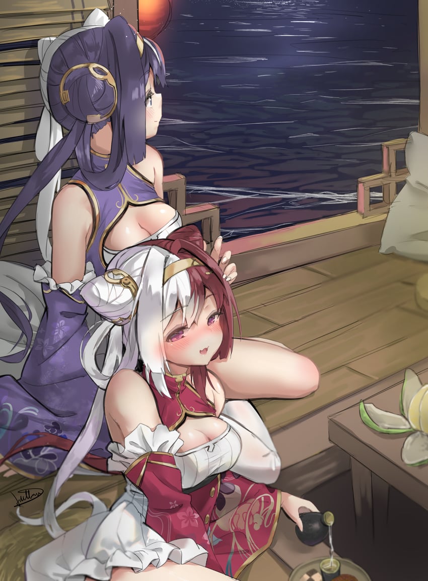 ying swei and chao ho (azur lane) drawn by wittmann_(ehvr8373)