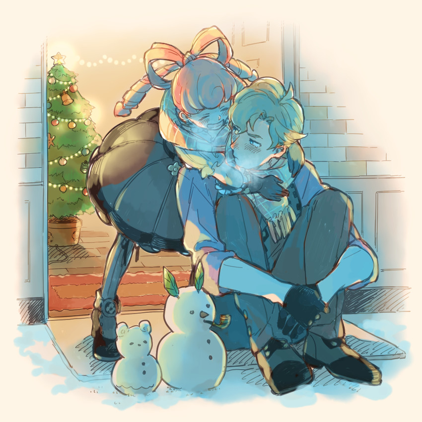 herlock sholmes and iris wilson (ace attorney and 2 more) drawn by kokomi
