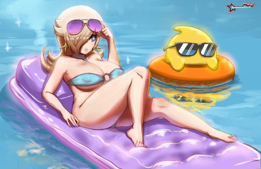rosalina and luma (mario and 1 more) drawn by awesomeerix