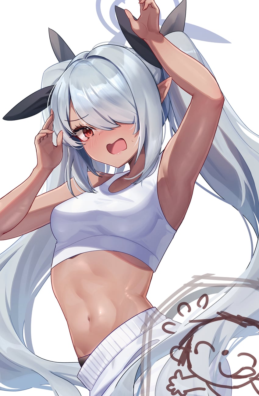 sensei, doodle sensei, and iori (blue archive) drawn by sakurahuji-iro