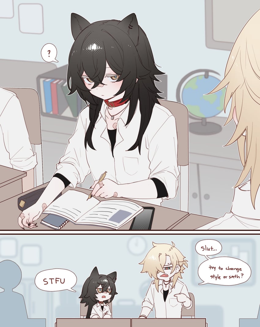 whitney and shoya (original and 1 more) drawn by kai_(drakkai10)