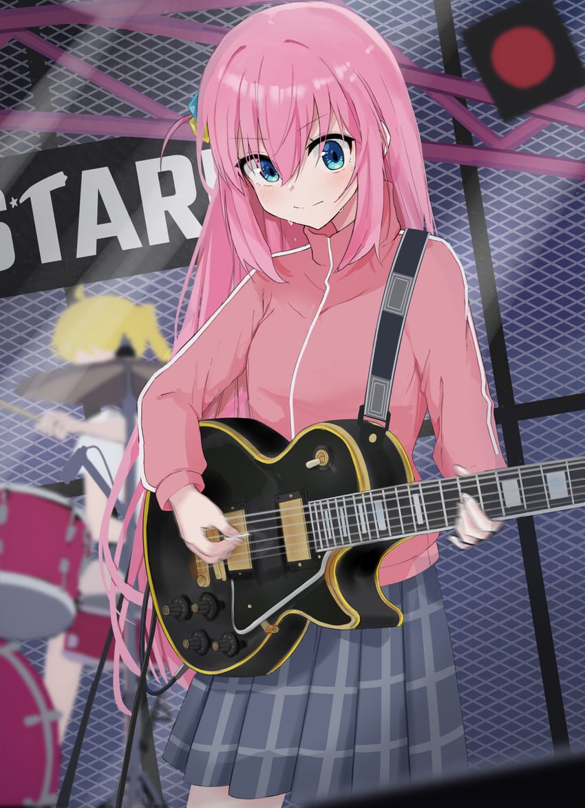 gotoh hitori and ijichi nijika (bocchi the rock!) drawn by koenza_botoke