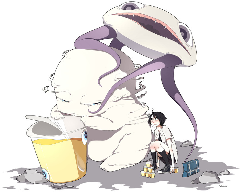 yuki and cenco (cencoroll) drawn by fujishoka