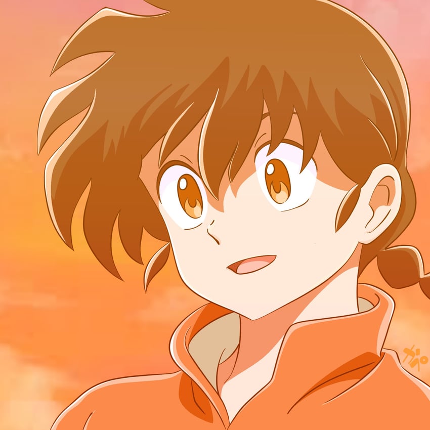 saotome ranma (ranma 1/2) drawn by yamaguchi_kappei_(artist)