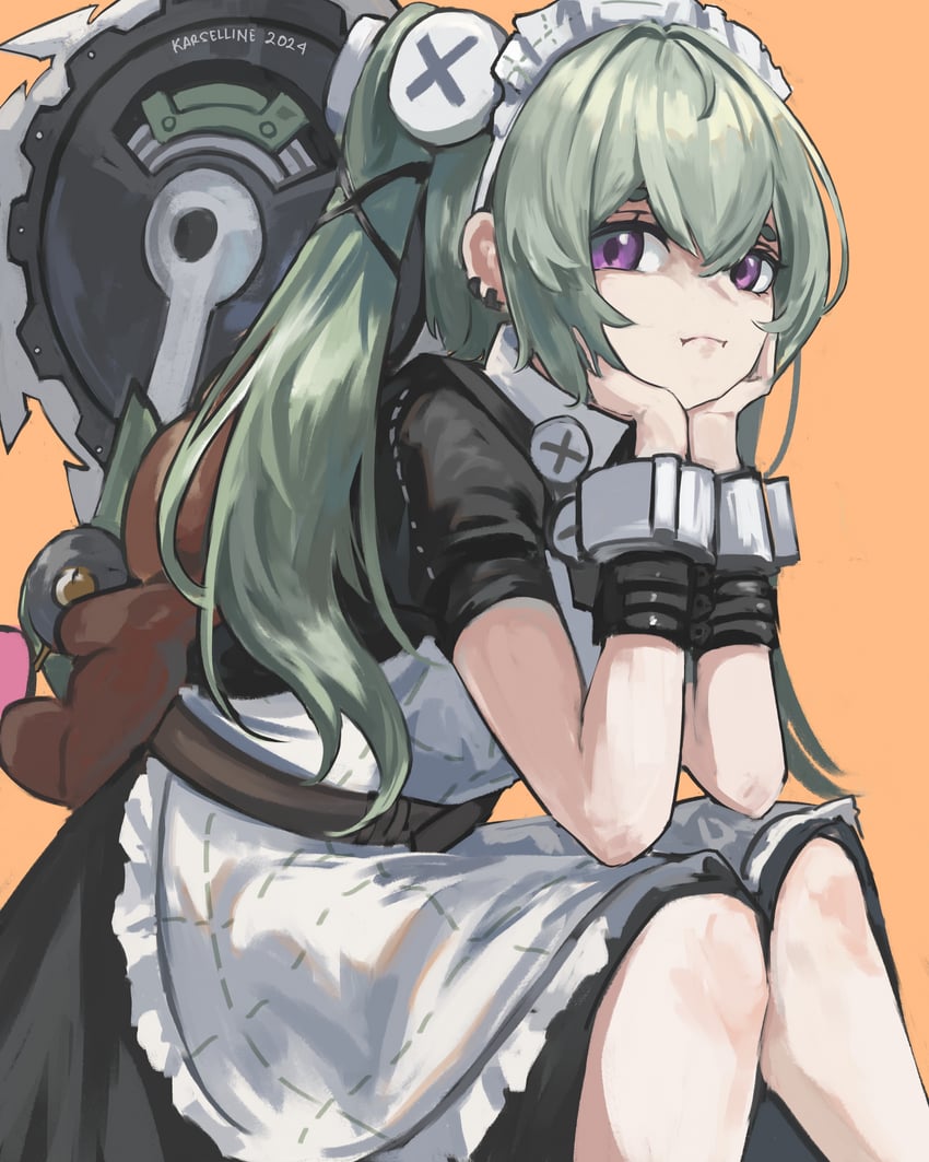 corin wickes (zenless zone zero) drawn by karselline
