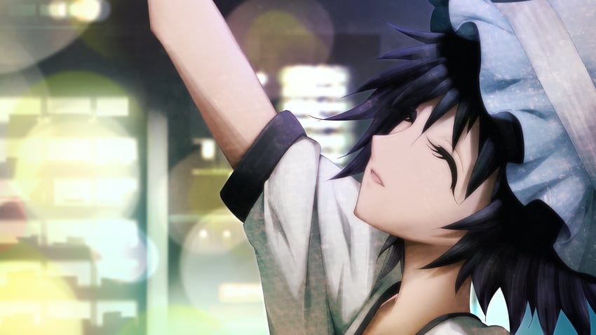 shiina mayuri (steins;gate and 1 more) drawn by huke
