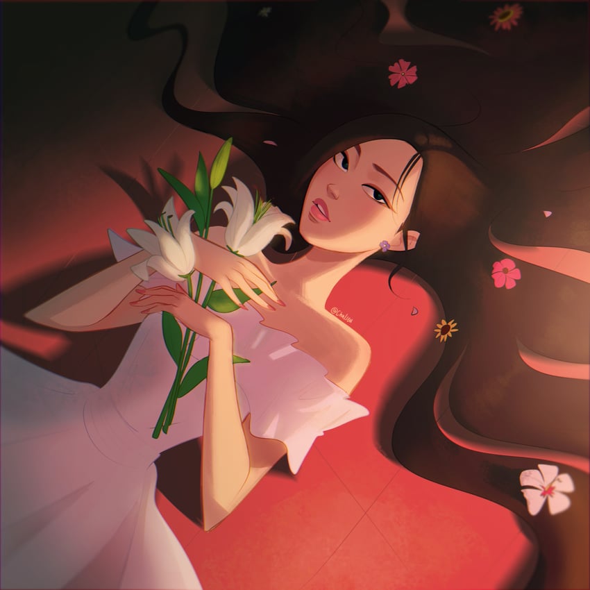 rose (real life and 1 more) drawn by chalseu