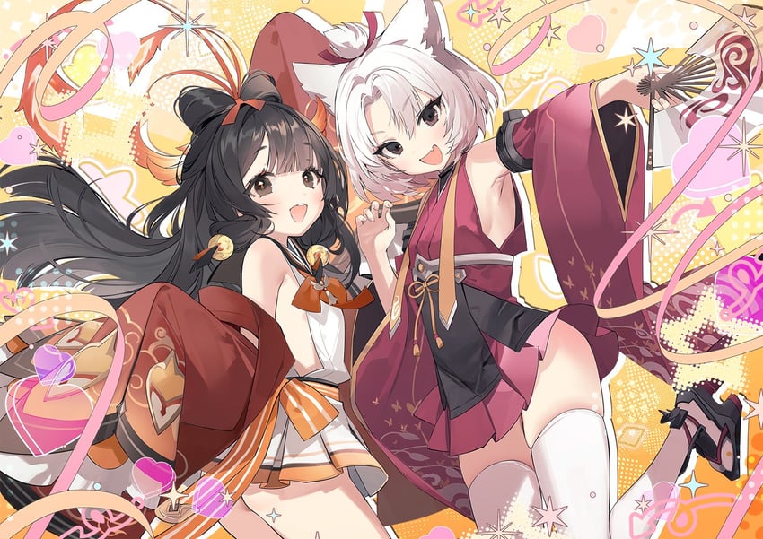 shouhou and zuihou (azur lane) drawn by namyo