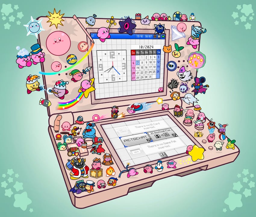 kirby, meta knight, waddle dee, king dedede, bandana waddle dee, and 29 more (kirby and 6 more) drawn by imeg048