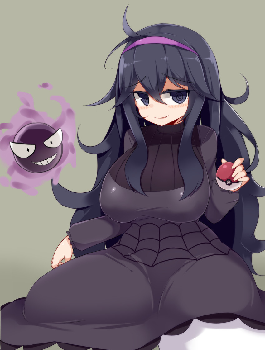 hex maniac and gastly (pokemon and 1 more) drawn by sawati
