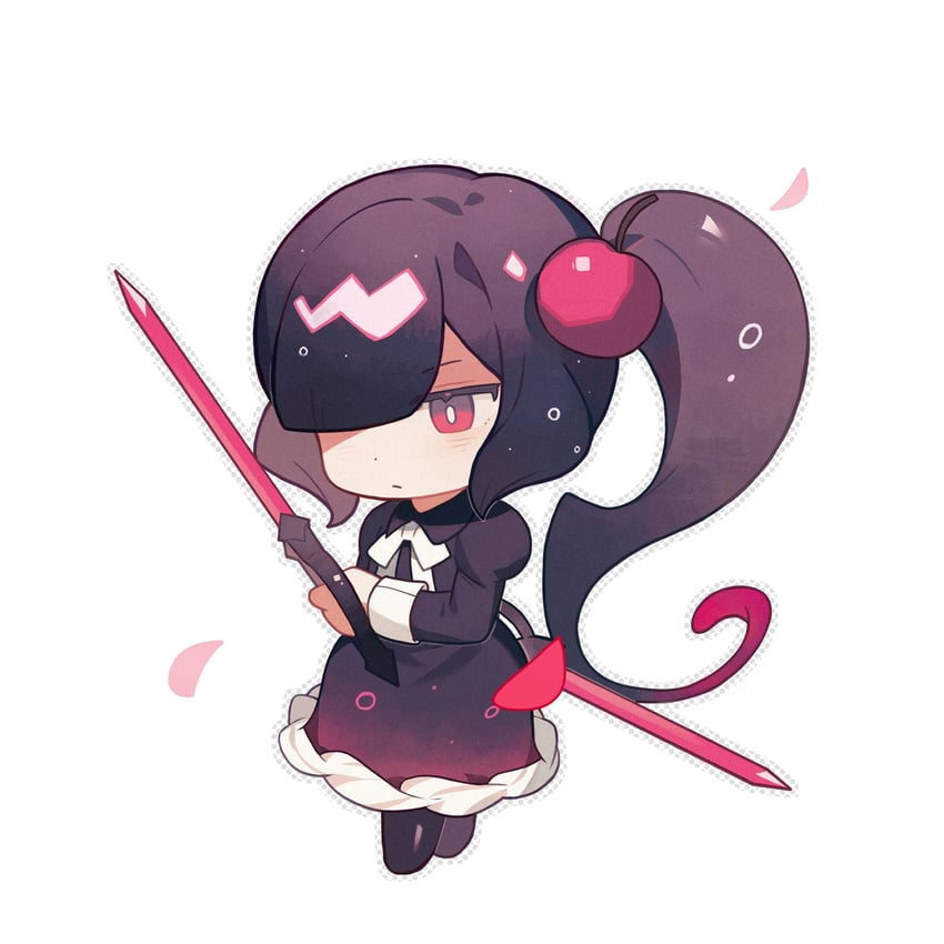 cherry cola cookie (cookie run and 1 more) drawn by baojiang_tuzhi