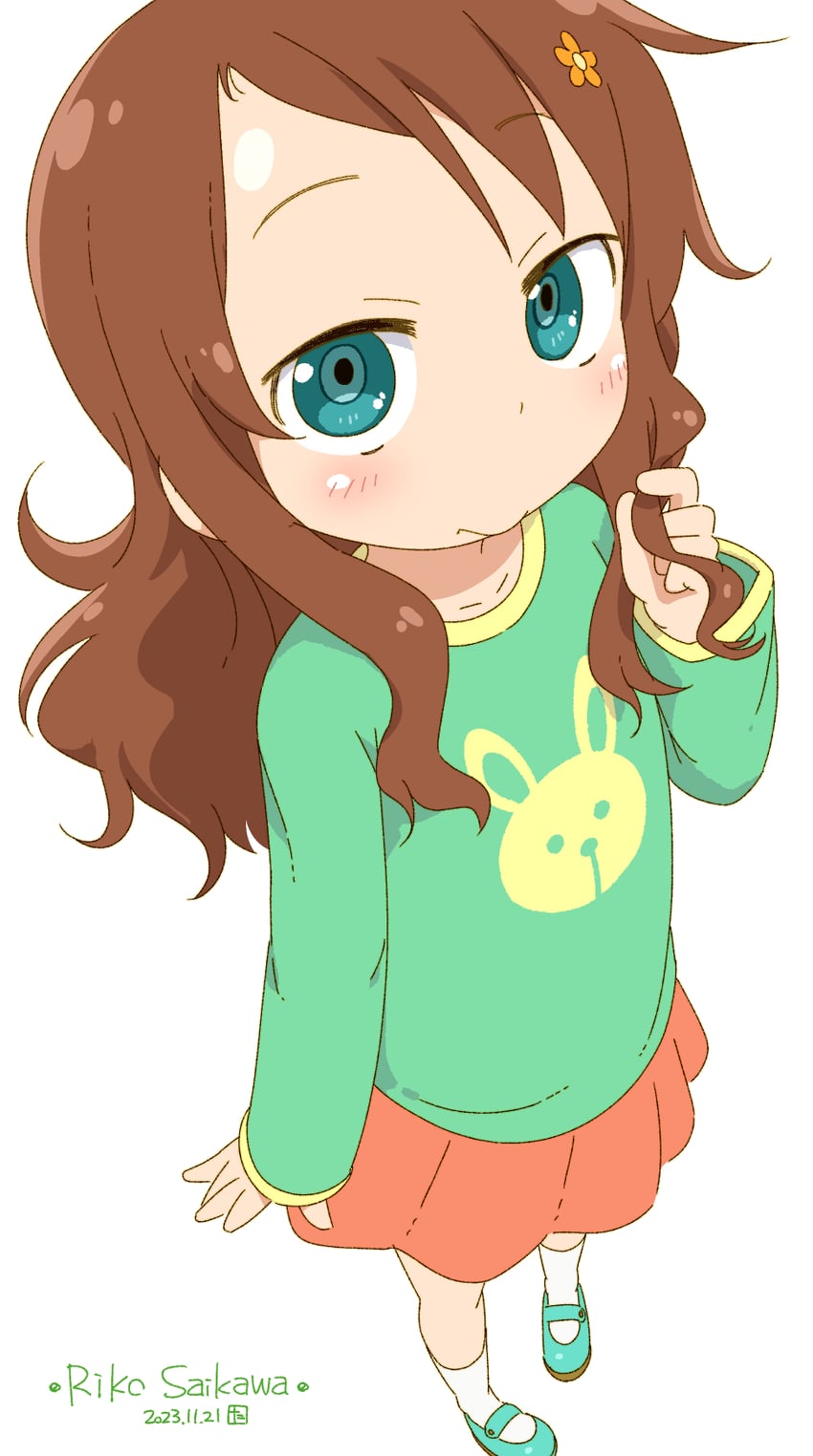 saikawa riko (kobayashi-san chi no maidragon) drawn by tabayan_jigokuhen