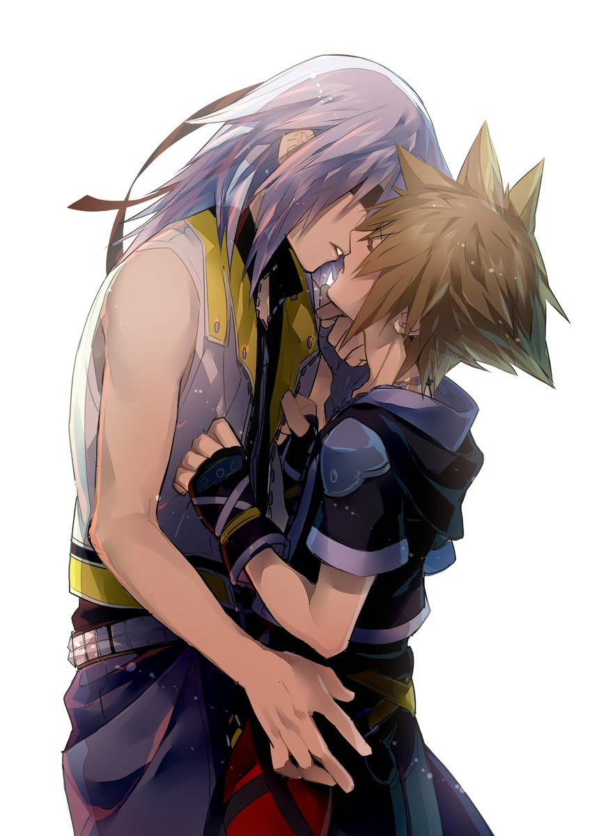 sora and riku (kingdom hearts) drawn by kazari_tayu