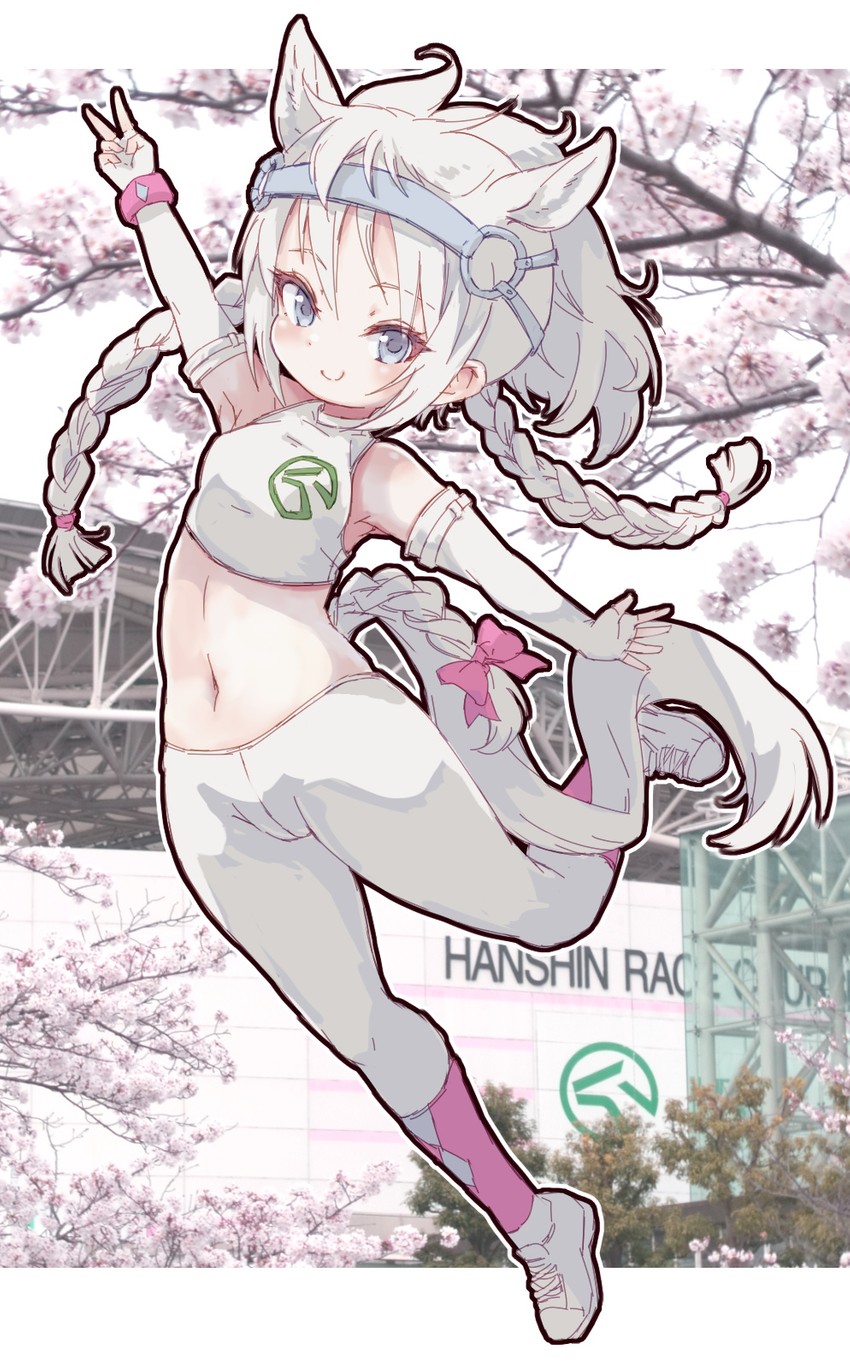 white thoroughbred (kemono friends and 1 more) drawn by kolshica