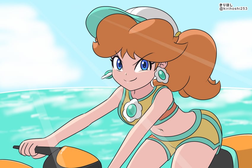 princess daisy (mario and 2 more) drawn by kirihoshi