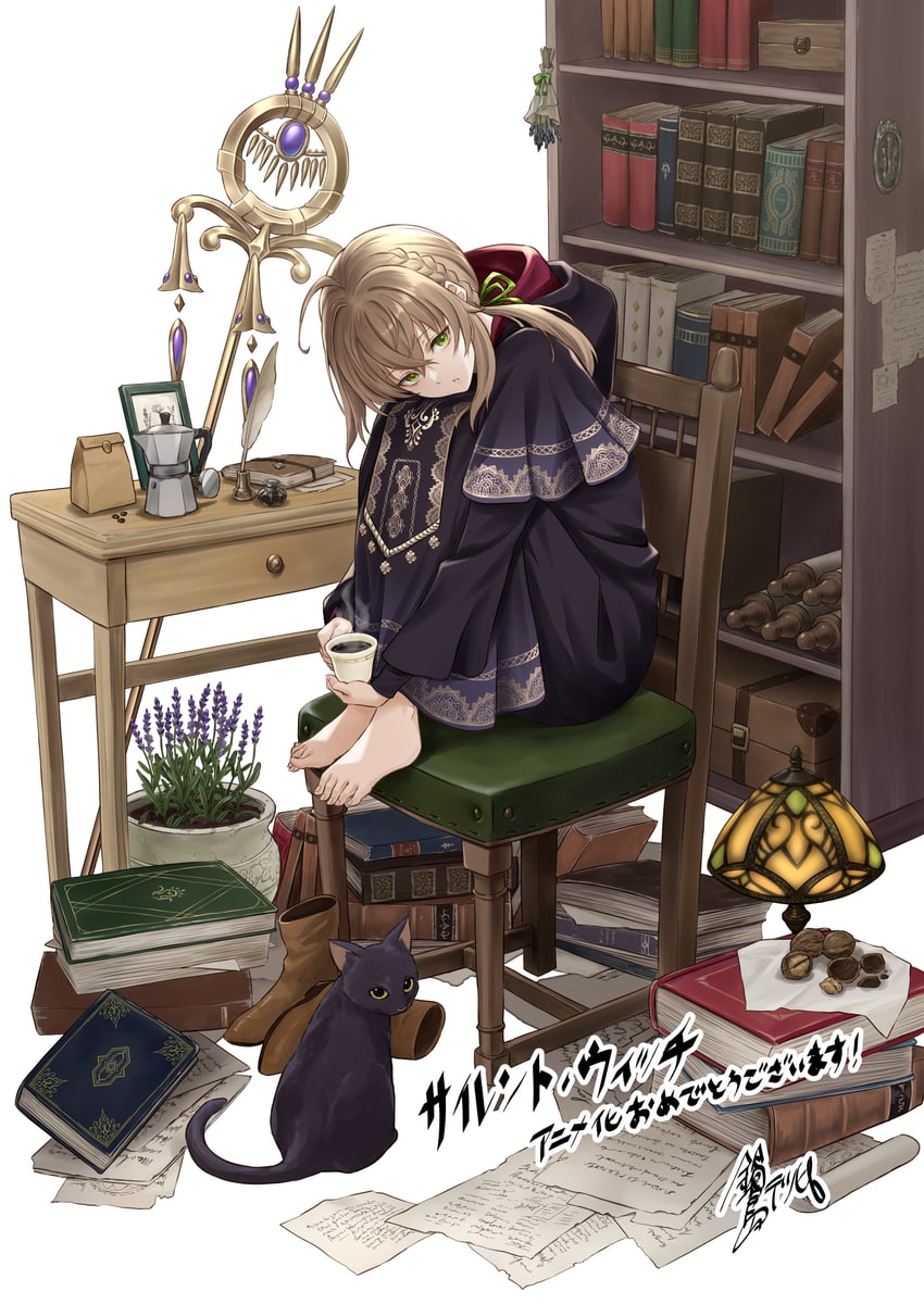 monica everett (silent witch) drawn by nabeshima_tetsuhiro