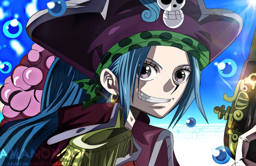 nefertari vivi (one piece) drawn by amanomoon