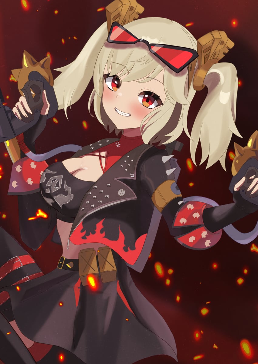 burnice white (zenless zone zero) drawn by karo_(calori)