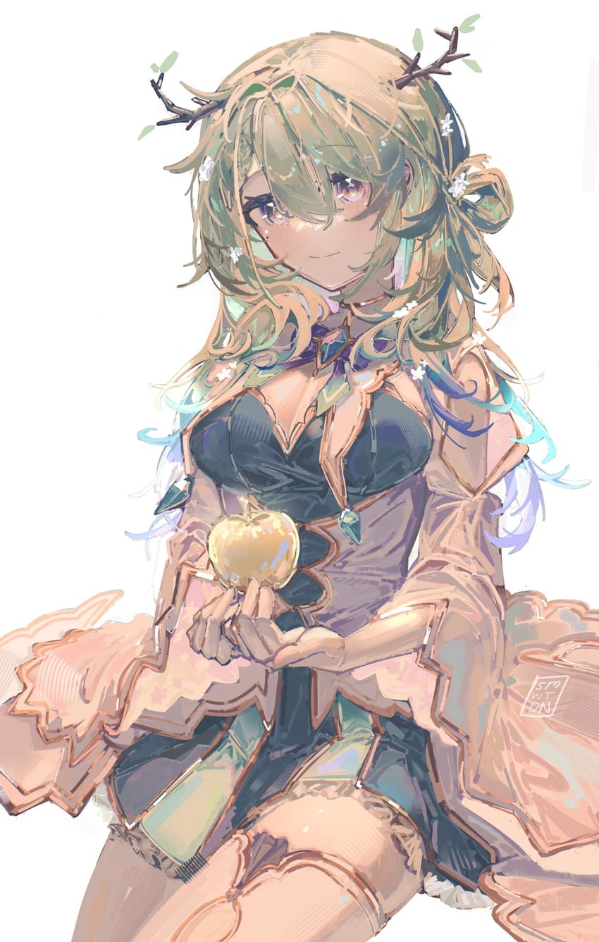 ceres fauna (hololive and 1 more) drawn by somewhatdino