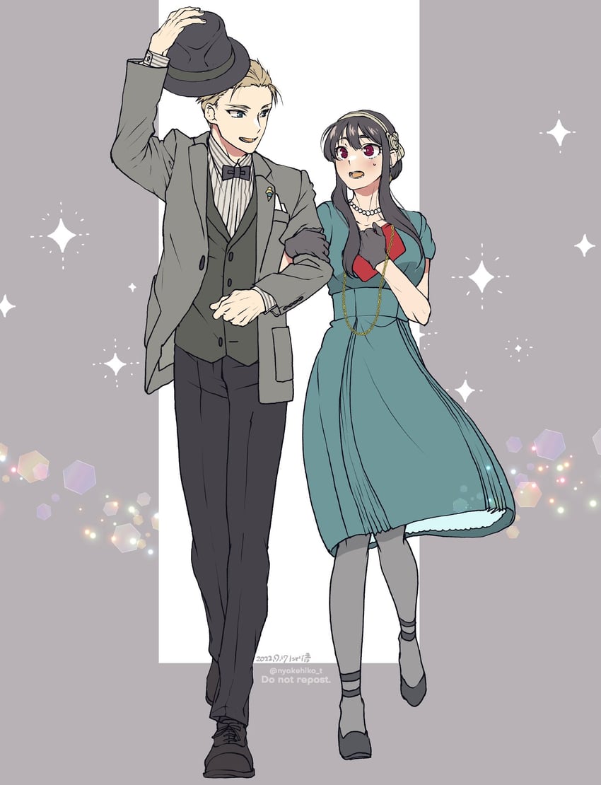 yor briar and twilight (spy x family) drawn by takehide