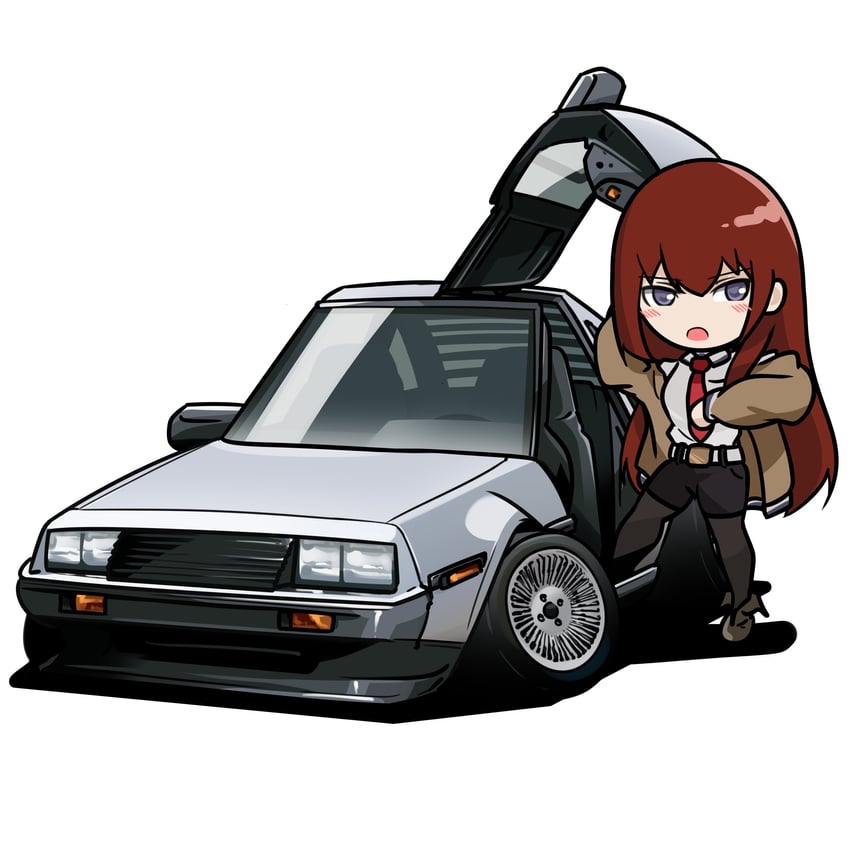 makise kurisu (steins;gate and 1 more) drawn by holeecrab