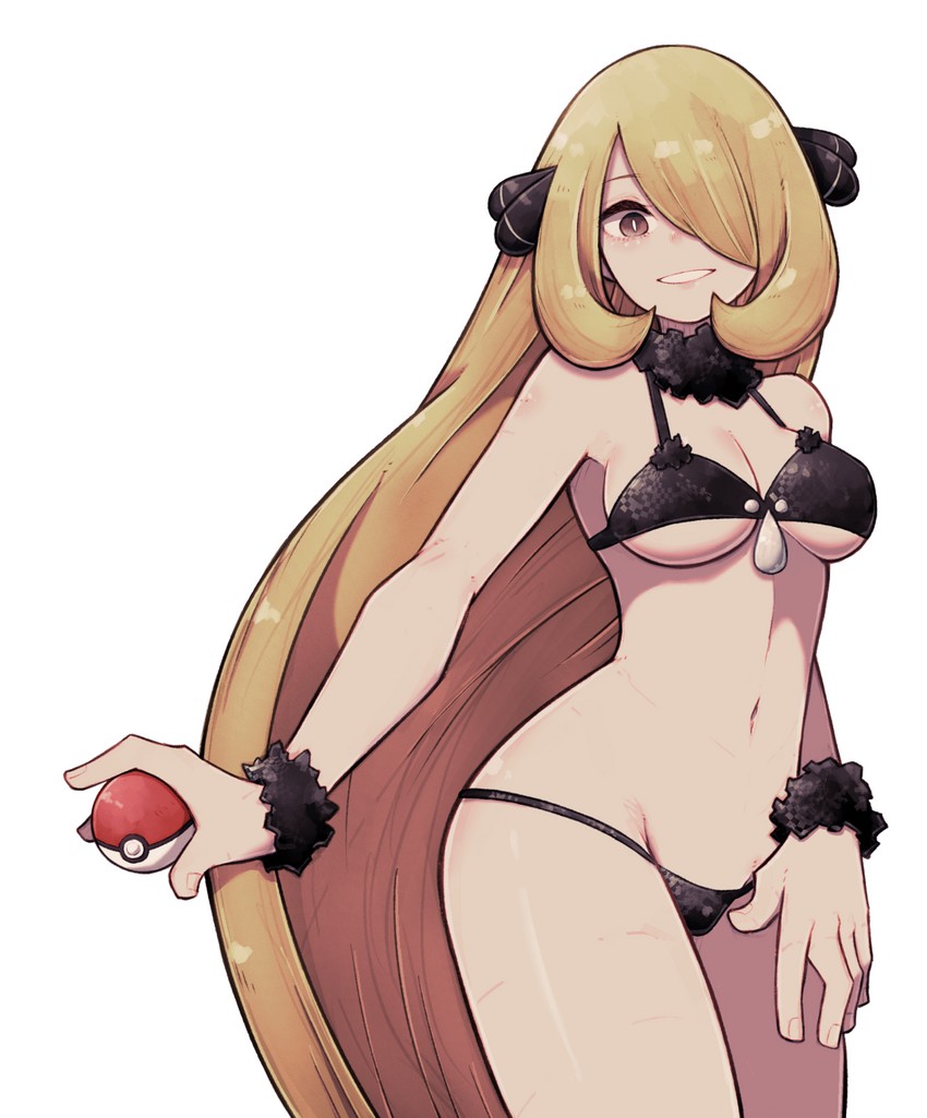 cynthia (pokemon and 1 more) drawn by lamb-oic029