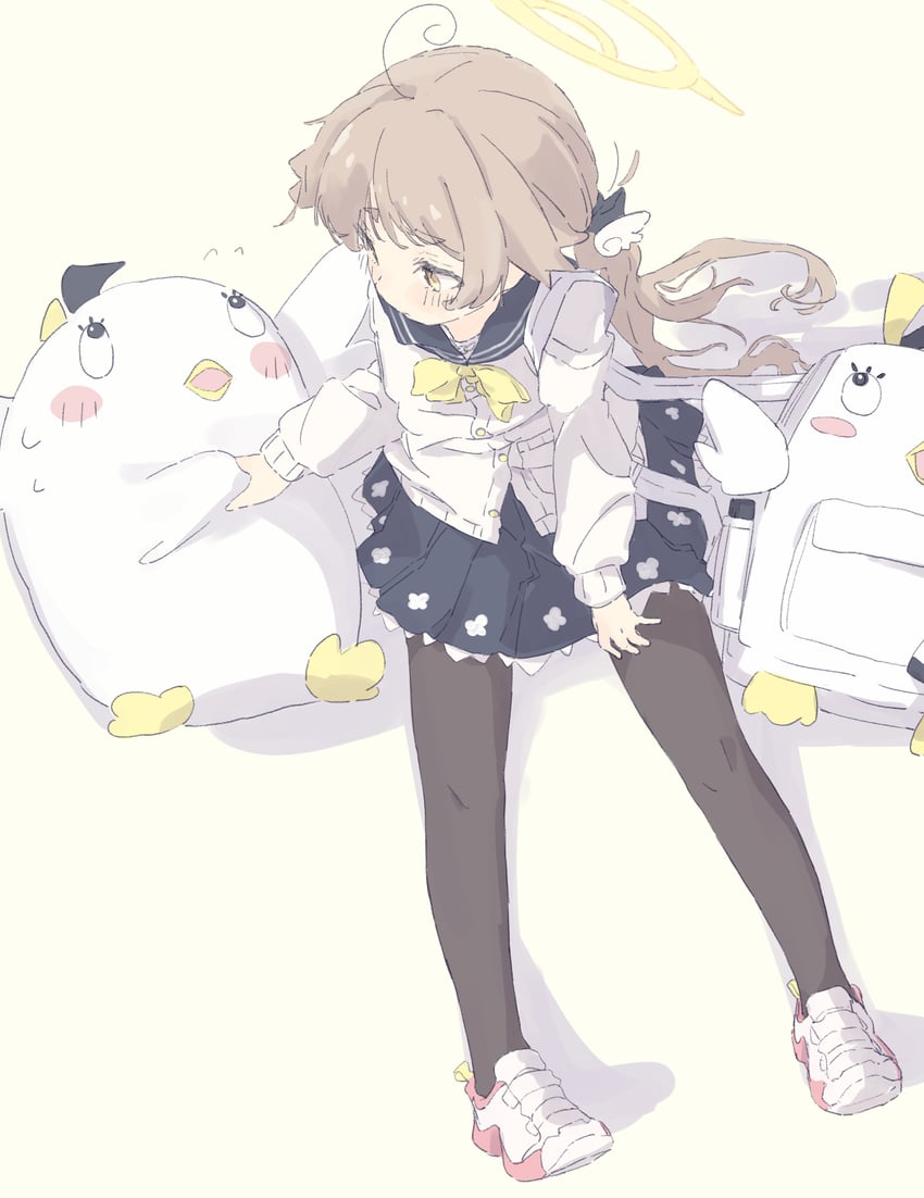 hifumi and peroro (blue archive) drawn by fkurou_p