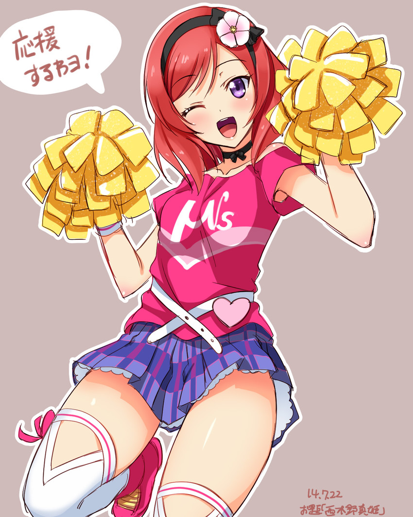 nishikino maki (love live! and 1 more) drawn by yu-ta