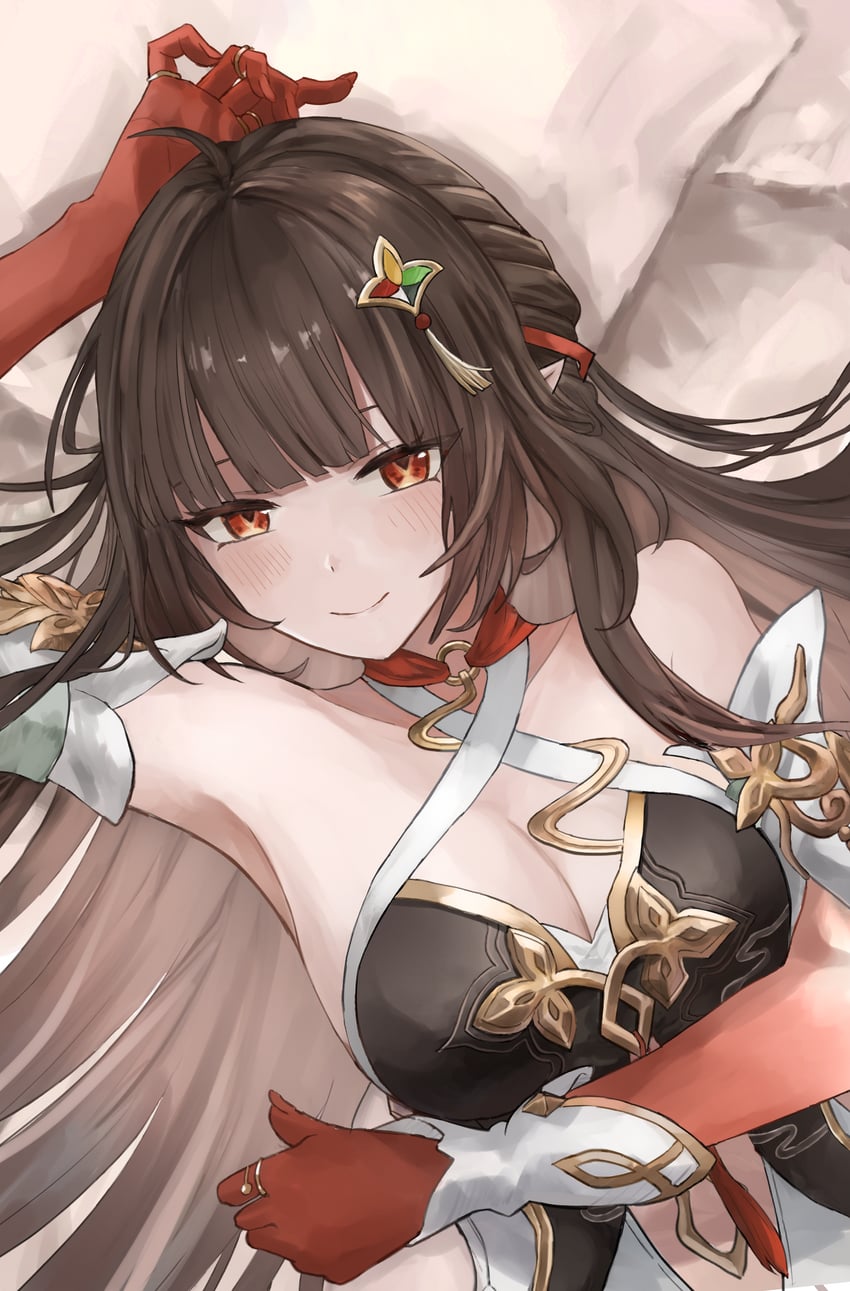 lingsha (honkai and 1 more) drawn by amane_ito