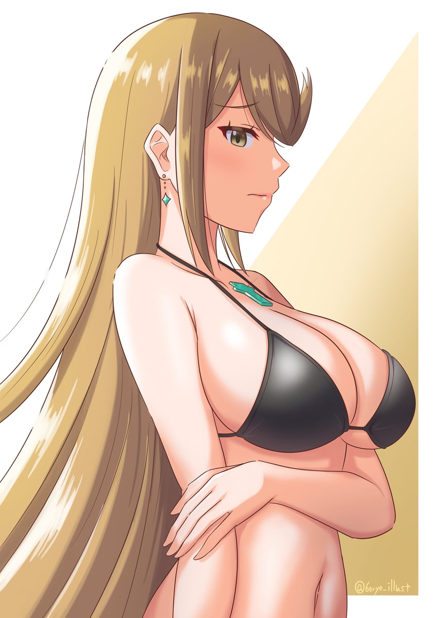 mythra (xenoblade chronicles and 1 more) drawn by ryochan96154