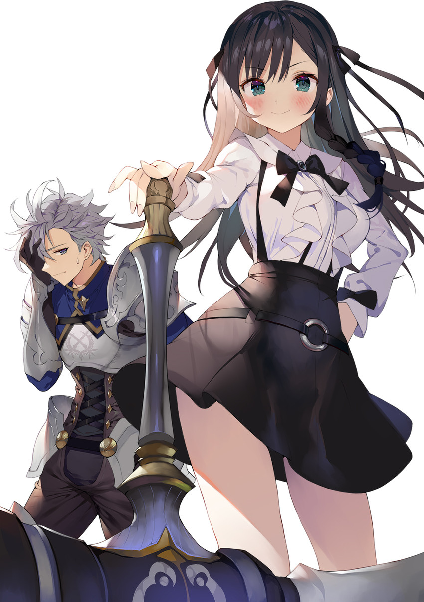 alina clover and jade scrade (guild no uketsukejou desu ga zangyou wa iya nanode boss wo solo toubatsu shiyou to omoimasu) drawn by gaou_(umaiyo_puyoman)