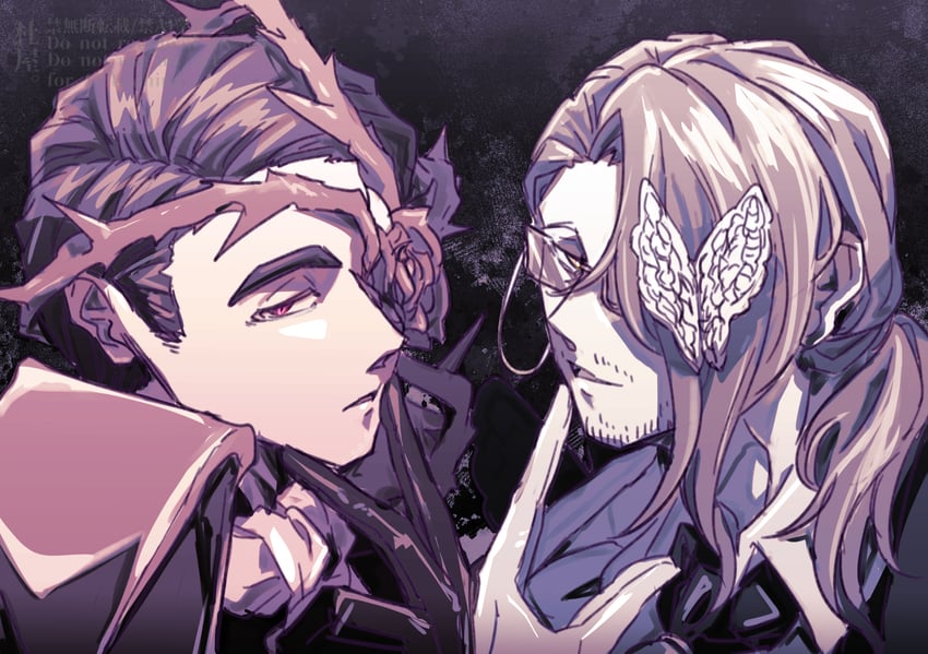 meursault and gregor (project moon and 1 more) drawn by mry_46