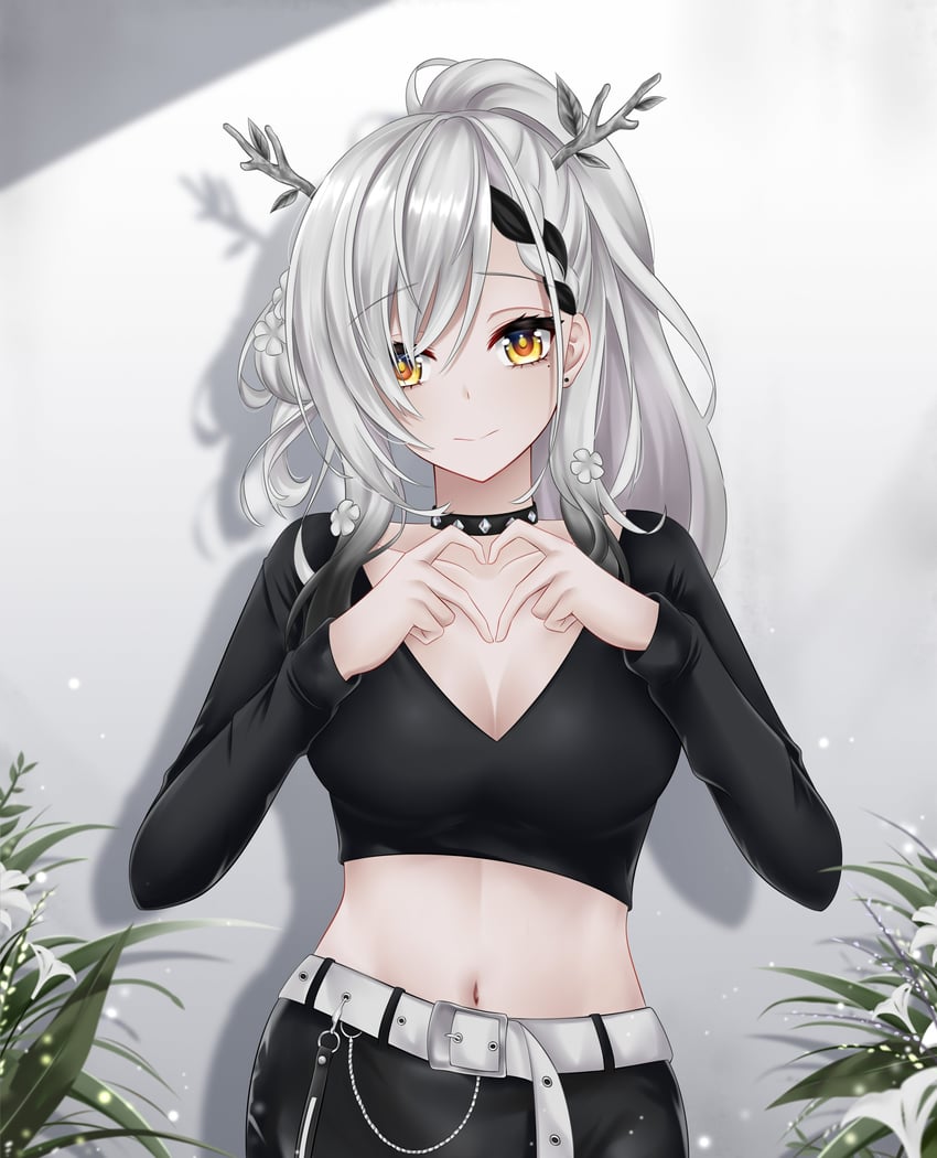 ceres fauna (hololive and 1 more) drawn by popcornflakes